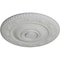 Ekena Millwork Neuveau Ceiling Medallion (Fits Canopies up to 6 3/8"), Hand-Painted Frost, 24 1/4"OD x 2"P CM24NAFRF - alternate 2